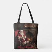 Tote Bag Père Noël Cosy Nook (Dos)