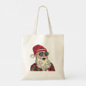 Tote Bag Père Noël - Drôle (Dos)