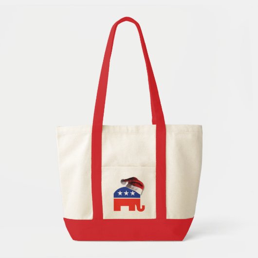 Tote Bag Père Noël Eléphant Républicain (Devant)