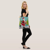 Tote Bag Père Noël et présents (Sur le modèle)