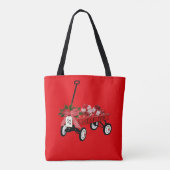 Tote Bag Père Noël Flyer Toy Red Wagon présente l'impressio (Dos)