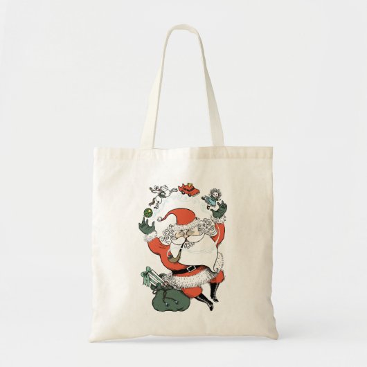 Tote Bag Père Noël Fourre-tout (Devant)