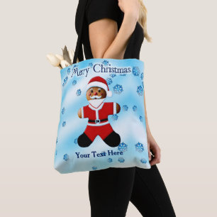 Tote Bag Père Noël Gingerbread - Joyeux Noël