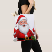 Tote Bag Père Noël joyeux (De près)