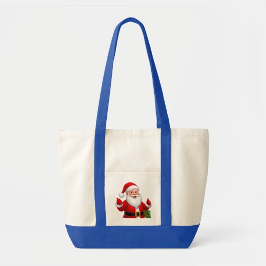 Tote Bag Père Noël joyeux (Devant)