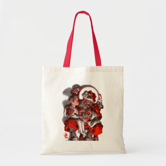 Tote Bag Père Noël Lap (Devant)