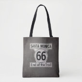 Tote Bag Père Noël Monica Fin de la Route 66 (Devant)