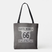 Tote Bag Père Noël Monica Fin de la Route 66 (Dos)