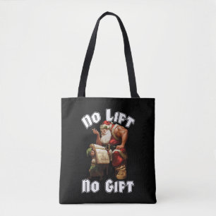 Tote Bag Père Noël - Pas d'ascenseur, pas de cadeau
