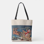 Tote Bag Père Noël patriotique (Dos)
