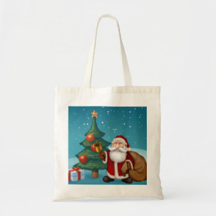 Tote Bag père Noël vient