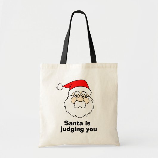 Tote Bag Père Noël vous juge (Devant)