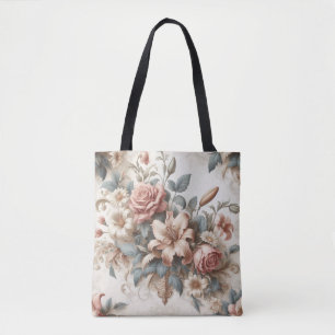 Tote Bag Perfection florale ancienne légère