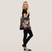 Tote Bag Période festive de Noël Corgi (Sur le modèle)