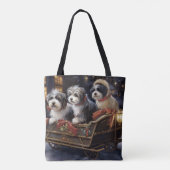 Tote Bag Période festive de Noël Havanais (Dos)