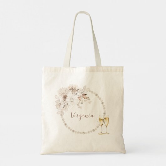 Tote Bag Perles et poursuites (Dos)