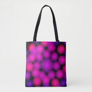 Tote Bag Perles violettes à distance