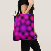 Tote Bag Perles violettes à distance (De près)