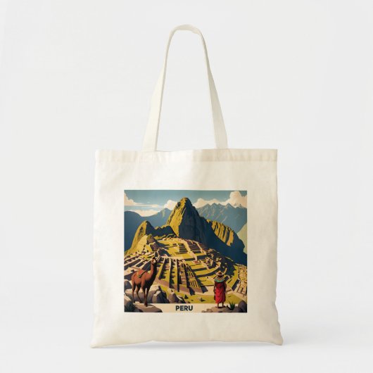 Tote Bag Pérou Machu Picchu (Devant)