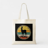 Tote Bag Pérou Vicuna Pérou Rétro Vintage (Dos)