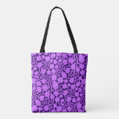Tote Bag Perpetual Ant Farm v2 - Lt violet sur Dp Purple (Dos)