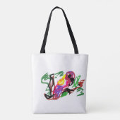 Tote Bag Perroquet amusant été  (Dos)