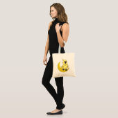 Tote Bag Perroquet avec lune (Devant (modèle))