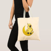 Tote Bag Perroquet avec lune (Devant (produit))