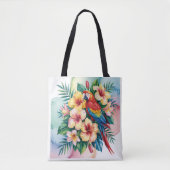 Tote Bag Perroquet exotique (Devant)