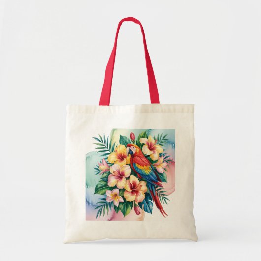 Tote Bag Perroquet exotique (Devant)