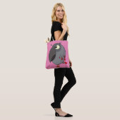 Tote Bag perroquet gris africain (Sur le modèle)