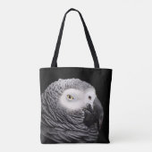 Tote Bag Perroquet Gris Africain (Dos)