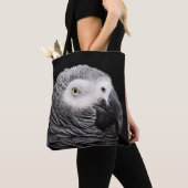 Tote Bag Perroquet Gris Africain (De près)