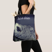 Tote Bag Perroquet gris d'Afrique mignon oiseau Personnalis (De près)
