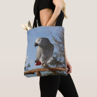 Perroquet renversant de gris africain