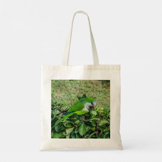 Tote Bag Perroquet vert (Dos)