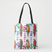 TOTE BAG PERROQUETS (Devant)