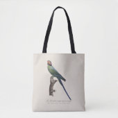 Tote Bag Perruche à longue queue, Psittacula Longicauda (Devant)