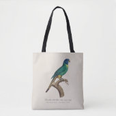 Tote Bag Perruche a tete bleue / Rainbow lorikeet, juvénile (Devant)