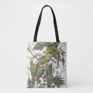 Tote Bag Perruche de Caroline, des "oiseaux de l'Amérique"