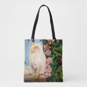 Tote Bag Perse Chat Rose Dryad (Devant)