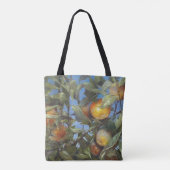 Tote Bag Persimmon Fruit Tree Belle oeuvre originale (Dos)