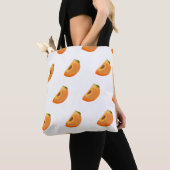 Tote Bag Persimmon pattern isolated on a white background.  (De près)