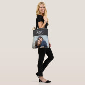 Tote Bag Personal Mom Established from Child Photo Name (Sur le modèle)