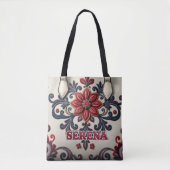 Tote Bag Personal-Winter Rose: (Devant)