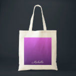 Tote Bag Personalisé violet ombre<br><div class="desc">Personalisé violet ombre</div>