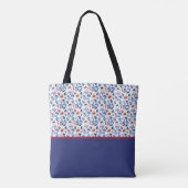 Tote Bag Personalized Aesthetic Patriotic Wildflowers (Dos)