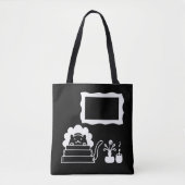 Tote Bag Personalized Book Titles and Picture Frame (Devant)