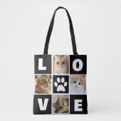 Tote Bag Personalized Cat Bag, Custom Gift, Cat Owner Gift (Devant)