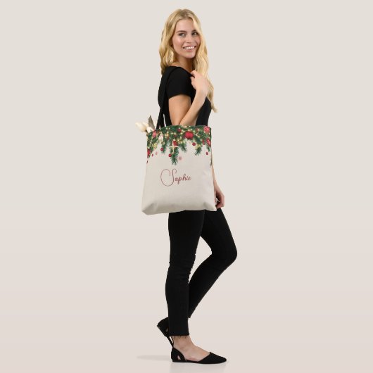 Tote Bag Personalized Christmas (Sur le modèle)